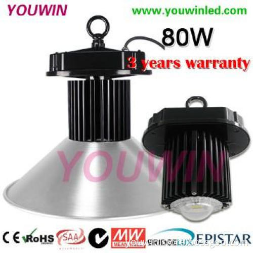 Super Bright 3 years warranty CRI 80 Industry 80w mining lamp